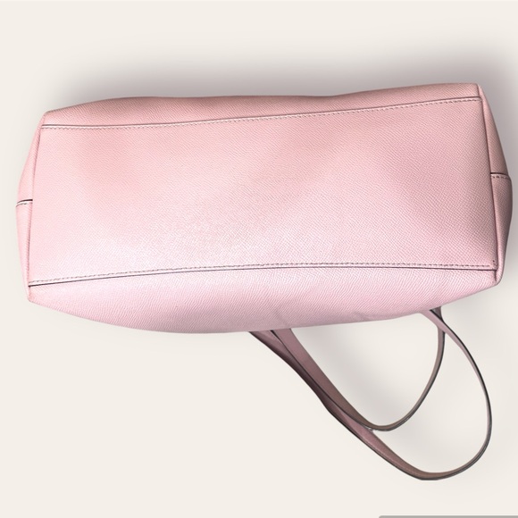 Blush Pink Coach Storybook Bag EUC - Picture 4 of 11